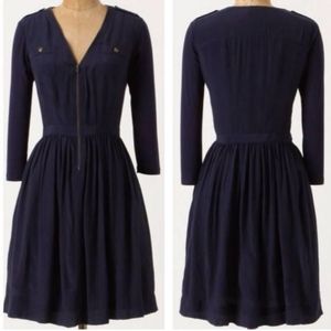 { Anthropologie } D'Armee Shirt Dress Navy